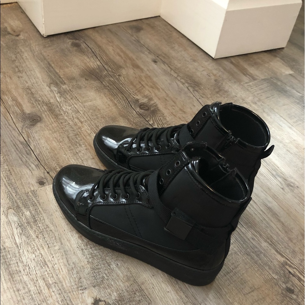 Call it Spring black sneakers